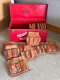 Milwaukee Metal Tool Case With Tool Pouches