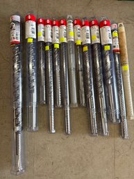 ITM SDS-Max Drive Rotary Hammer Drill Bit Lot - 13 Total