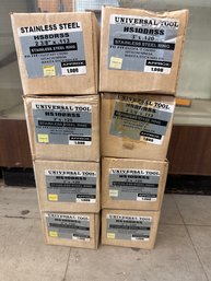 NUniversal Tool Stainless Steel Ring Shank Nails - Various Sizes, Bulk Lot - See All Photos