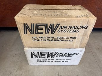 Stainless Steel Coil Nails For Air Nailing Systems - 2,500 Count