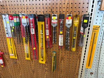 Assorted Drill Bits And Rotary Hammer Bits - ITM, Rawl, DeWalt -55 Total