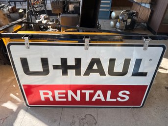 UHAUL  RENTALS Metal Double Sign W/ Bracket Included