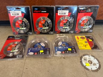 Assorted Diamond Blades - 9 Total
