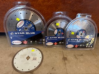 Star Blue High-Speed Turbo Diamond Blade Lot