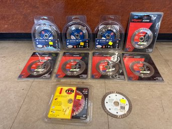 Assorted Diamond Blades - 10 Total