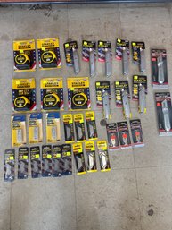 Stanley Tape Measures, Box Cutters  And Blades