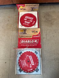 DIABLOE 7 1/4' Carbide Blades - See All Photos - 7 Blades  Total