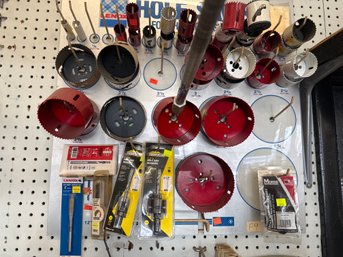 Assorted Hole Saws & Accessories