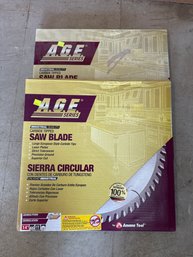 A.G.E. Seriers Saw Blades - CARBIDE TIPPED - Amana Tool -  Pair