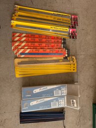 Large Lot Of Hacksaw Blade - 17 Facto Sealed - LENOX, Stanley, Griffin,
