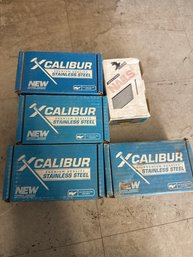 Stainless Steel Angled Finish Nail Assorted Lengths - 5 Blue Boxes - One Didnt Get Photographed