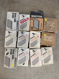 Large Lot Of Assorted Finish Nails And Brads
