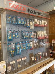 126-Piece Bosch And Porter-Cable Router Bits And Accessories Lot