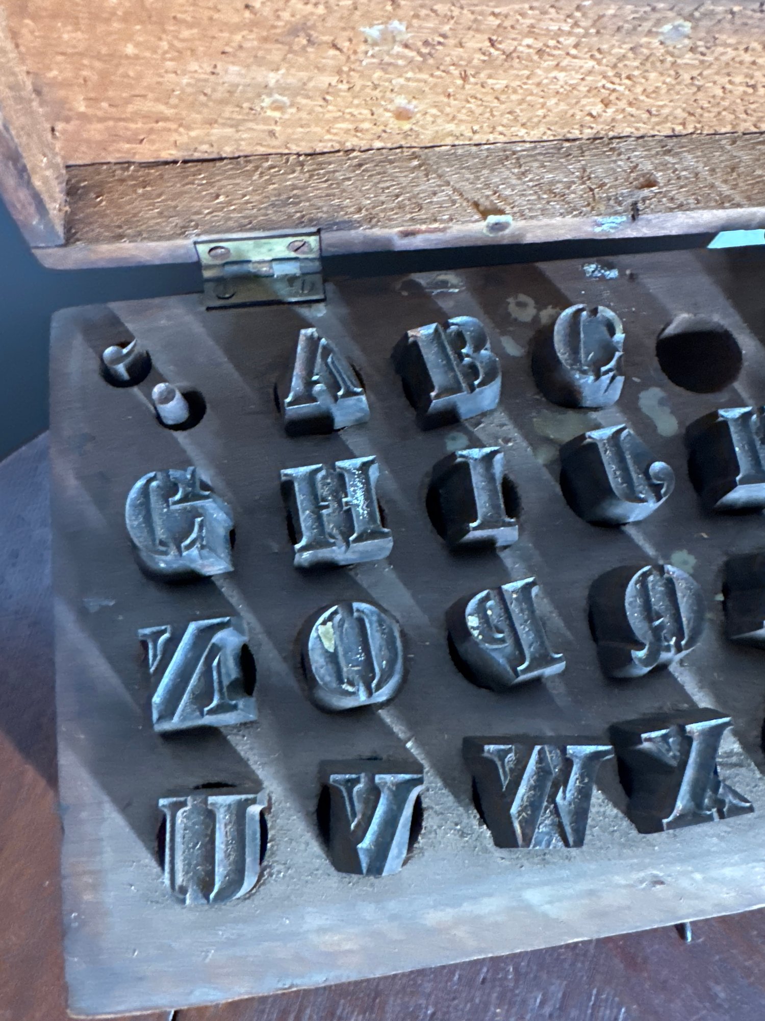 25 Letters Antique Vintage 44 Pieces Steel Stamp Punch Alphabet Set - D & M ...
