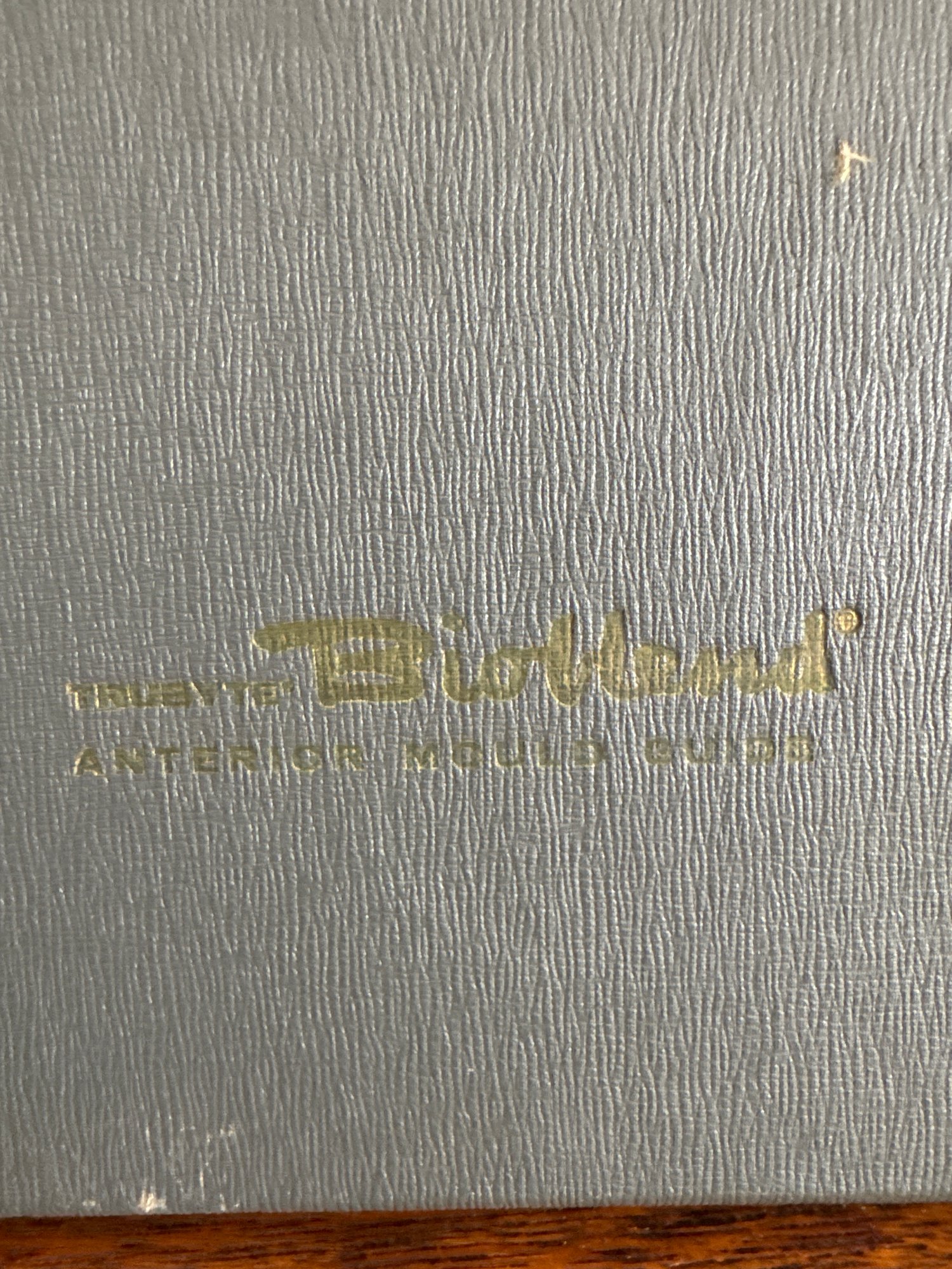 Vintage Trubyte Bioblend Anterior Mould Guide - Dental Porcelain