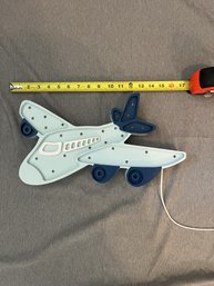 Handmade Light-up Wood Airplane