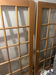 Solid Wood Doors With 15 Glass Inserts