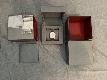 Michele Deco Carousel Chronograph Steel Watch