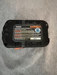 Ridgid Lithium Ion 18V Battery