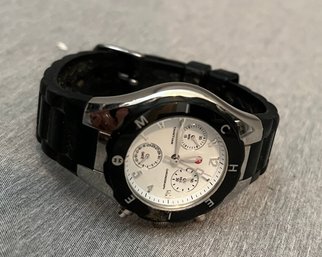 Michele Tahitian Chronograph Watch - Rubber Strap