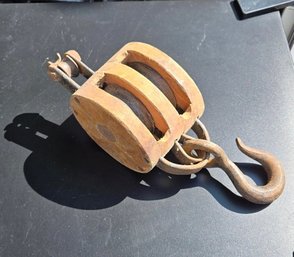 Antique Block  & Tackle