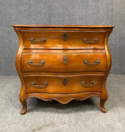 French Bombe Style Three Drawers Chest