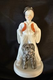 Herend Porcelain Shepherd Boy Figurine