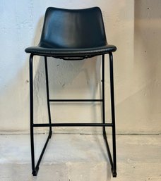 Vegan Leather Bar Height Chair