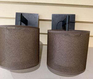 Pair Of Indoor Wall Lamos/sconces