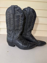 Mens Leather Laredo Cowboy Boots