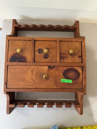 VINTAGE Pipe And Tobacco Hanging Rack