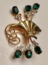 Vintage Blue Stone Brooch