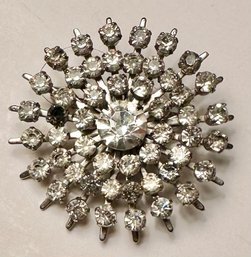 Large Rhinestone Brooch