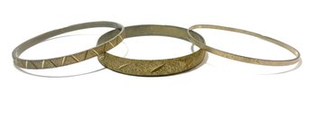 Set Of 3 Bangle Bracelets