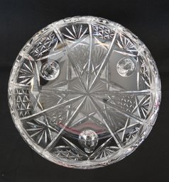 Cut Crystal Footed Bowl