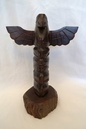 Hand-Carved Ironwood Totem Pole