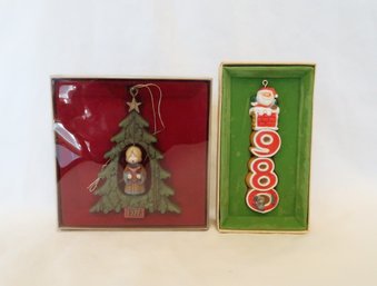 Hallmark Tree-trimmer Vintage Ornaments (1976 & 1980)
