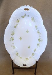 Porzellanfabrik Hermann Ohme Porcelain Serving Platter Antique
