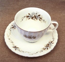 Alyce By Royal Hostess Fine China Teacup & Saucer