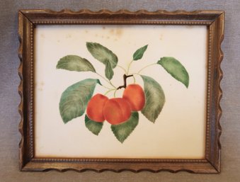 Velvet Stencil Painting - Apricots
