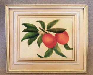 Velvet Stencil Painting - Peaches