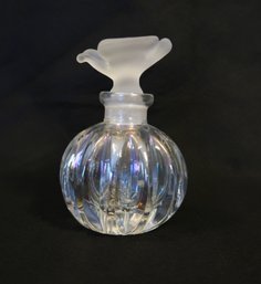 Crystal Perfume Bottle With Bird Stopper