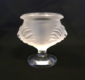 Lalique 'Tete De Lion' (Lion's Head) Vase