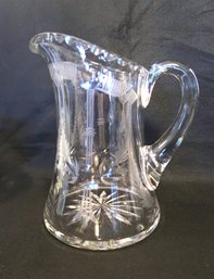 Cut Crystal Pitcher - Antique
