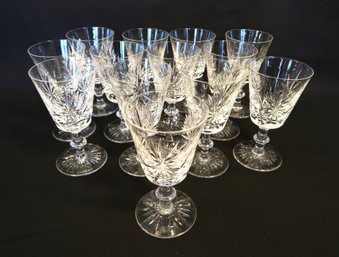 Edinburgh Crystal Wine Glass 'Star Of Edinburgh' - 5.25'  (set Of 13)
