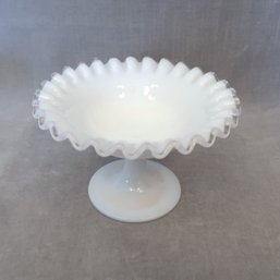 Fenton Silvercrest Ruffled Compote #2