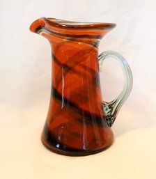 Broyles Art Glass, Alma Arkansas Glass Pitcher