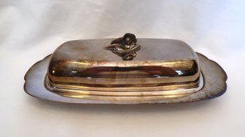Silver Plate Butter Dish