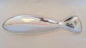 Nambe Metal Fish Plate Serving Platter