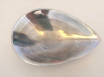 Nambe 523 Teardrop / Petal Trinket Dish #3